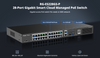 28-Port Gigabit Smart Cloud Managed PoE Switch, 24 PoE+ Ports, 2 RJ45 Ports, 2 SFP Ports, 370W, IP Camera Recognition, Unique Value for CCTV Network