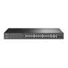 Switch PoE+ JetStream SDN Manageable 24-Port 10/100 Mbps + 2 puertos 10/100/1000 Mbps (Uplink) + 2 SFP Ports (Combo 2 RJ45 10/100/1000 Mbps), 250W, Centralized Management OMADA SDN