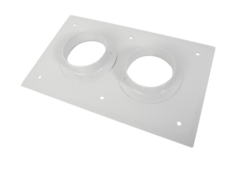 Panel de entrada de 2 puertos de 4"