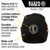 Heavy Knit Hat, Black, Vintage Patch Logo