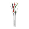 Reel 1000 ft (305 m) / 22 AWG / 4 Conductors / Shielded Riser Cable / White / Security Audio Control