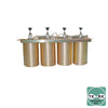 UHF-800 Band Pass-Band Reject Duplexer, 764-869 / 806-869 MHz, 4Cav.(4" Dia.) 45 MHz, N Females.