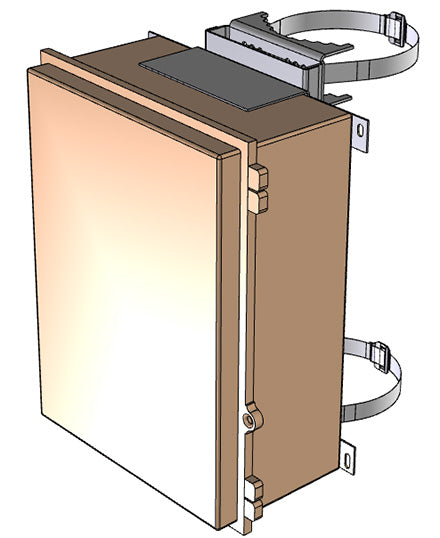 Pole Mount for Enclosure: NEMA TXG-4050 and TXT-4050