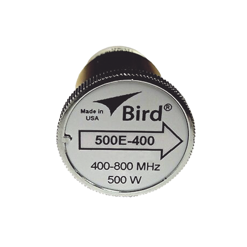7/8' Plug-in Element, 500 Watt for Wattmeter BIRD 43 in the 400 to 800 MHz Frequency Band.