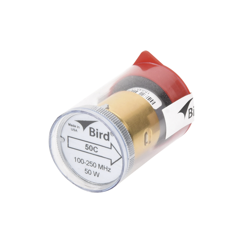 7/8" Plug-in Element, 50 Watt for Wattmeter BIRD 43 in the 100 to 250 MHz Frequency Band.