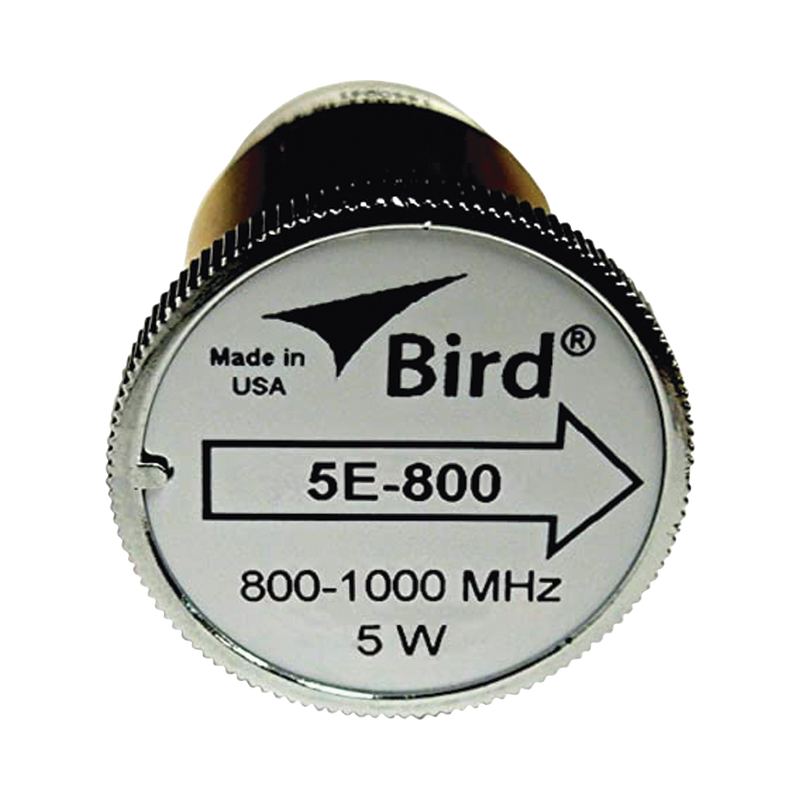 7/8' Plug-in Element, 5 Watt for Wattmeter BIRD 43 in the 800 to 1000 MHz Frequency Band.
