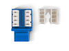 Jack Module 110 Category 5e for faceplate Keystone - Blue Color