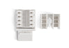 Jack 110 Categoría 5e, para placa de pared Keystone - Color blanco