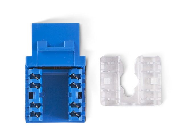 Jack 110 Category 6, for faceplate Keystone - Blue Color