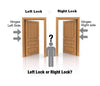Electric Rim Lock / Includes Key / Outdoor / Lock for Right Handed Doors