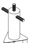 25 A Electrode with Filter and H2Ohm Compound Bag