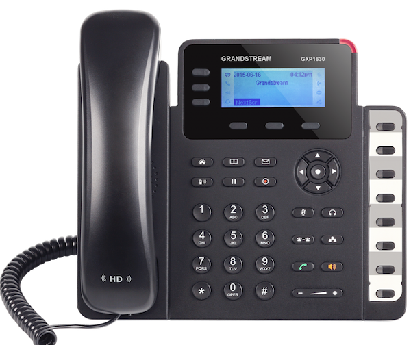 3-Line SMB IP Phone with 3 Function Keys, 8 BLF Extension Keys, and 4-way Conference, PoE