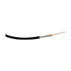 Coaxial Cable RG-8/U Type, 10 AWG Solid 0.108'; Bare Copper Conductor + Tinned Copper Braid Shield (90% Coverage), Semi-solid Polyethylene Insulation, PVC Jacket
