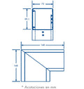 Accessory in "L" Compatible with INKA100 (8130-80001)