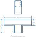 "T" accessory compatible with INKA100 (8140-80001)