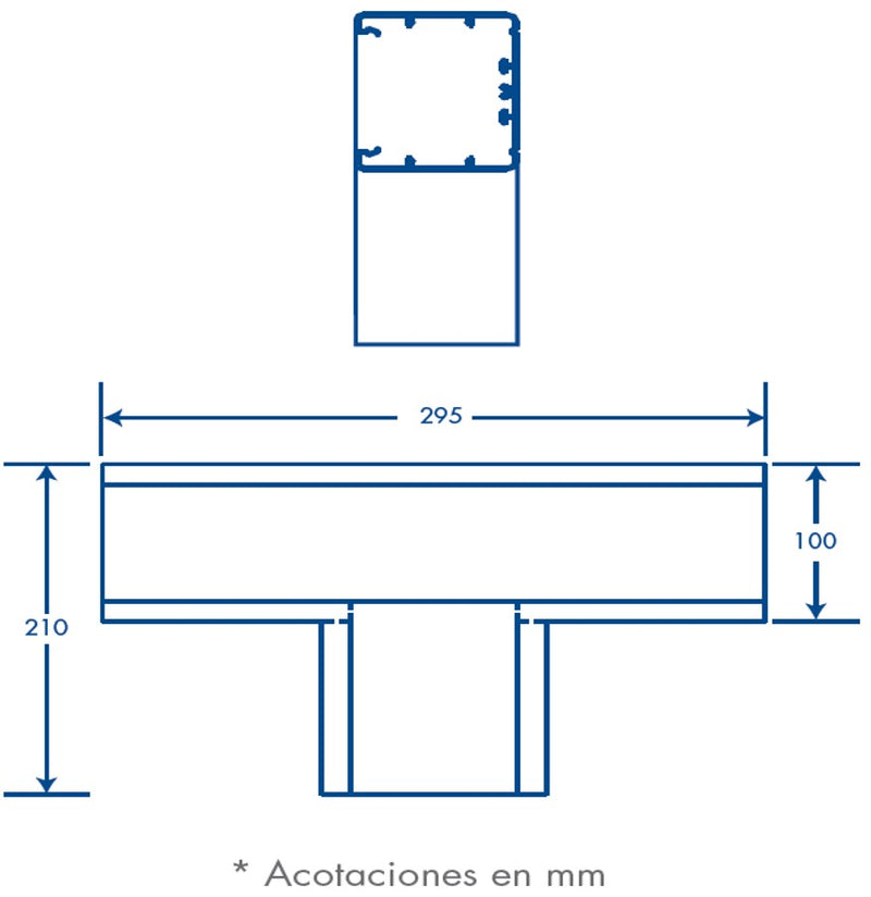"T" accessory compatible with INKA100 (8140-80001)
