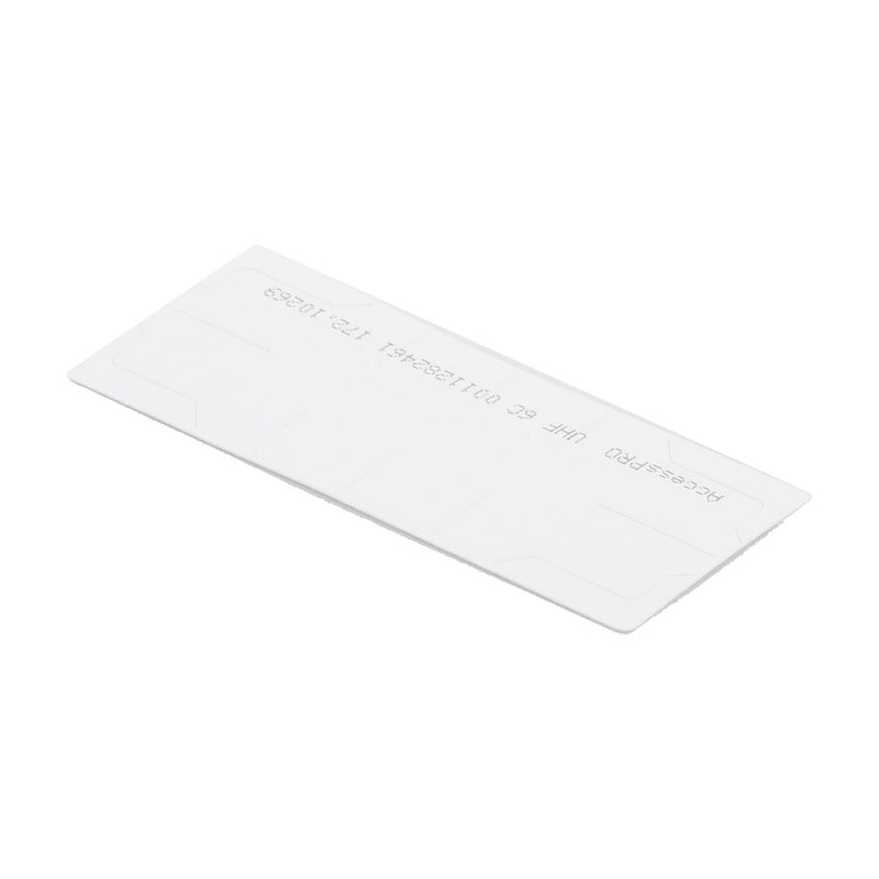 UHF Windshield Inlay Label TAG / EPC GEN 2 / Adheres to Car Windshield / Compatible with Long Range Readers PRO12RF and PRO6RF