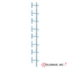 VHF Dipole Array Base Antenna, 138 - 174 MHz, 8 Elements, 7 to 12 dBd, Up to 500 W?.