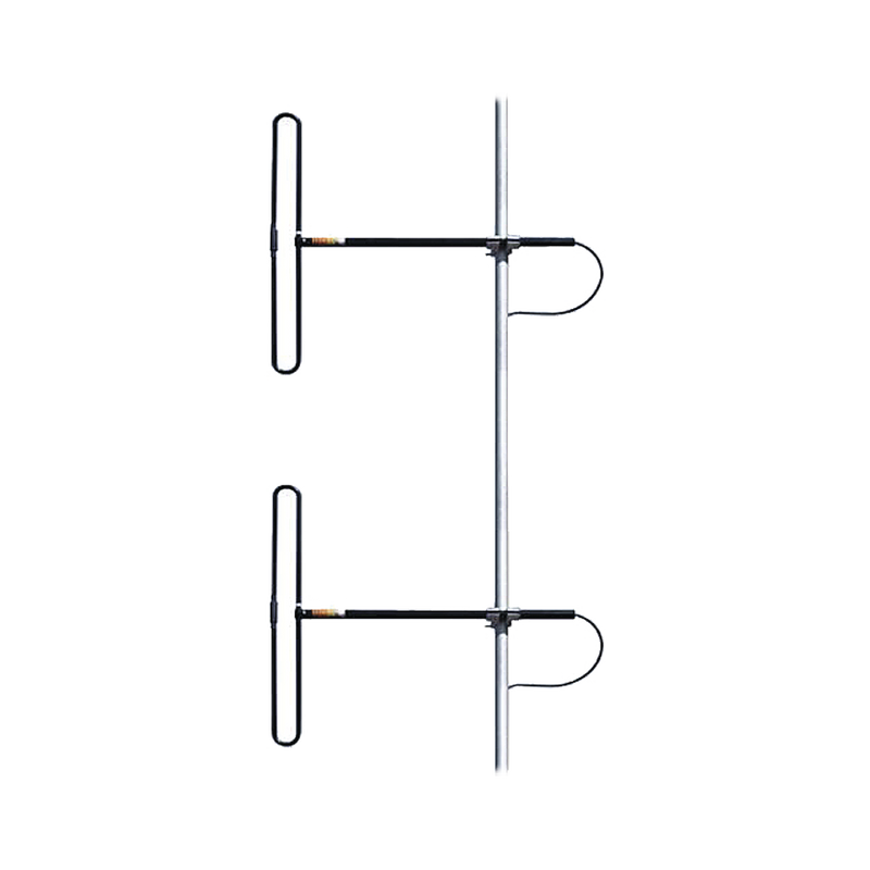 Two dipole Antenna Base for 138-174 MHz, 3 dB gain, N Male connector.