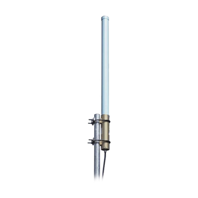 Fiberglass Collinear Antenna, 360-455 MHz, 2.5 dB, 95 MHz Band-Width, 500 Watt.