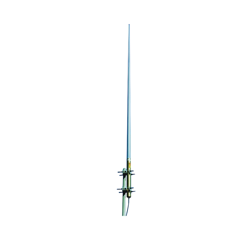 Base Fiberglass TELEWAVE Antenna, 395-436 MHz, 8 dB Gain, ANTC-482 Mount Included, 500 W, N Female.