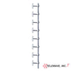 UHF Base Antenna, 8 Dipoles, Frequency Range 406 - 512 MHz.