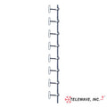 UHF Base Antenna, 8 Dipoles, Frequency Range 406 - 512 MHz.