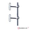Two Dipole Base Antenna Array, 406-512 MHz, 500 W, N male.