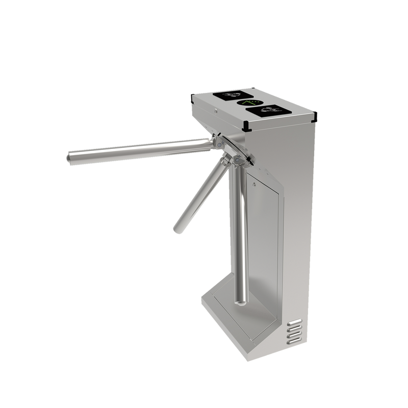 Bidirectional Industrial Turnstile, Stainless Steel,outdoor, Supports Proximity Reader