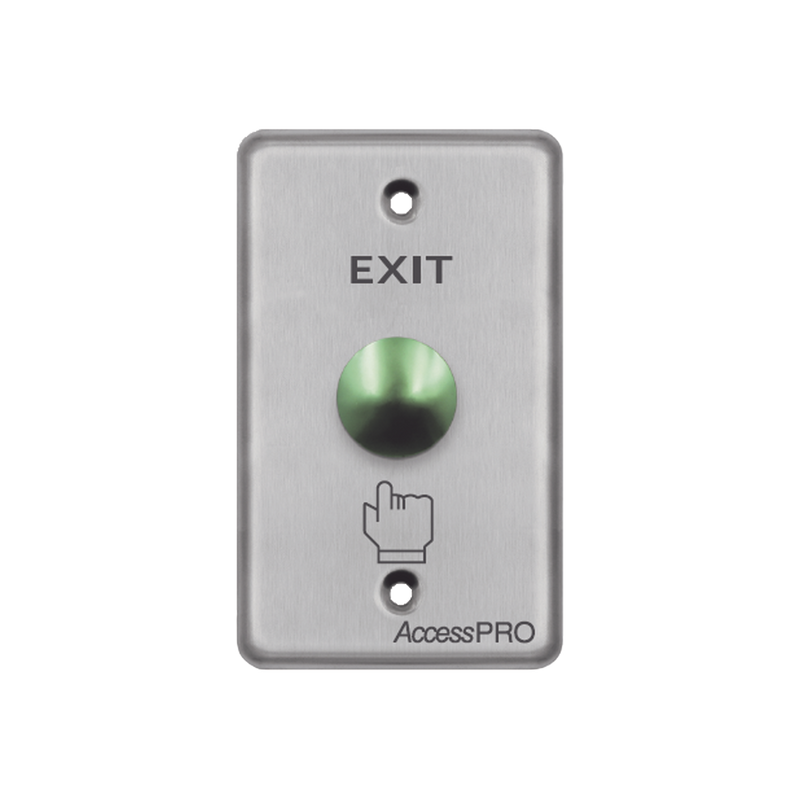 Green Round Exit Button