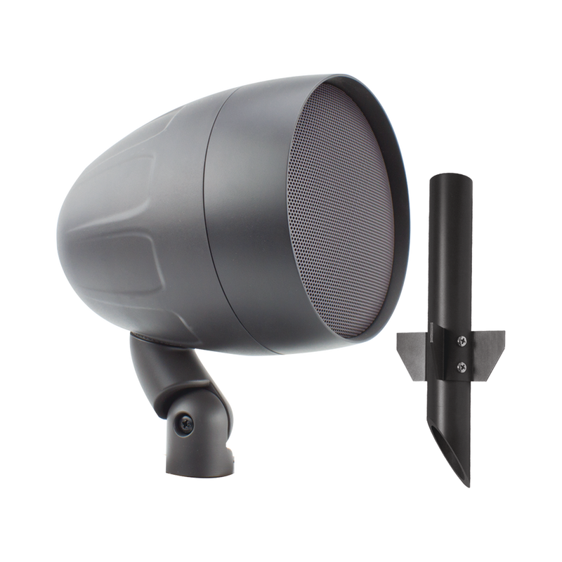 Acoustiscape 8in Landscape outdoor, 2-way speaker, 4 - 64 watts, 8Ω / 70v / 100v switchable, includes stake.