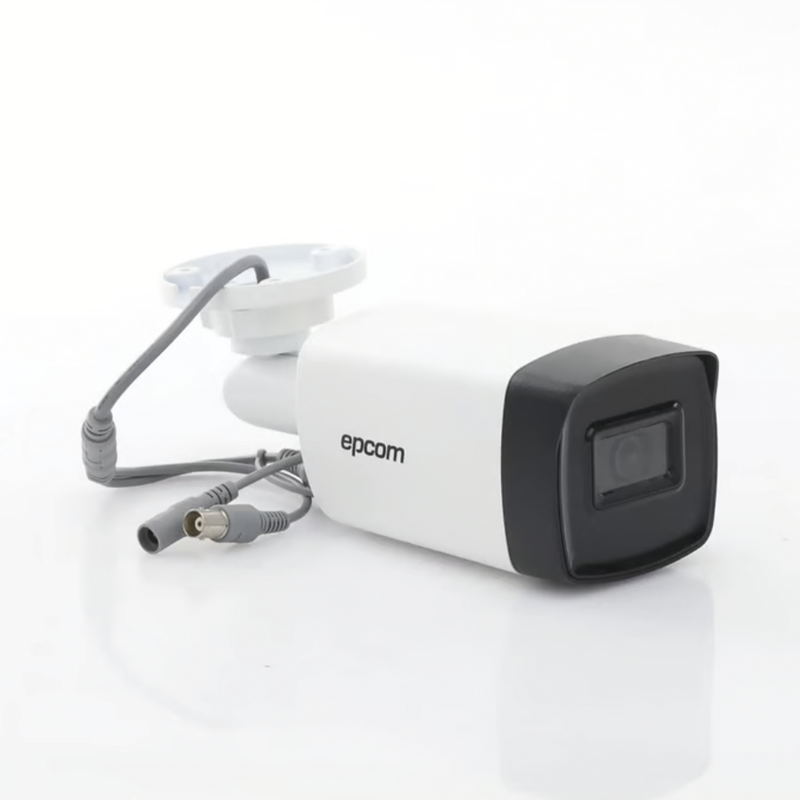 TURBOHD Bullet Camera 5 Megapixel / 2.8 mm Fixed Lens / 4 Technologys (TVI / AHD / CVI / CVBS) / 40 mts IR EXIR / IP67 / dWDR