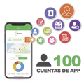 License for remote CHECK IN / CHECK OUT fot time and attendace software BIOTIMEPRO / License for 100 employees