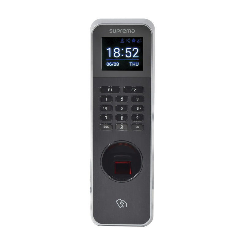 Fingerprint Reader IP67 with Keypad and Card Reader RFIDNFC and (125kHz EM, HID Prox & 13.56MHz MIFARE, MIFARE Plus, DESFire/EV1, FeliCa, iCLASS SE/SR), NFC and Bluetooth