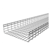 Bandeja portacables de malla electrosoldada, electrogalvanizada, capacidad hasta 1585 cables Cat6, sección de 9.84 pies (3m), ancho de 6.54/23.62 pulg. (166/600 mm)