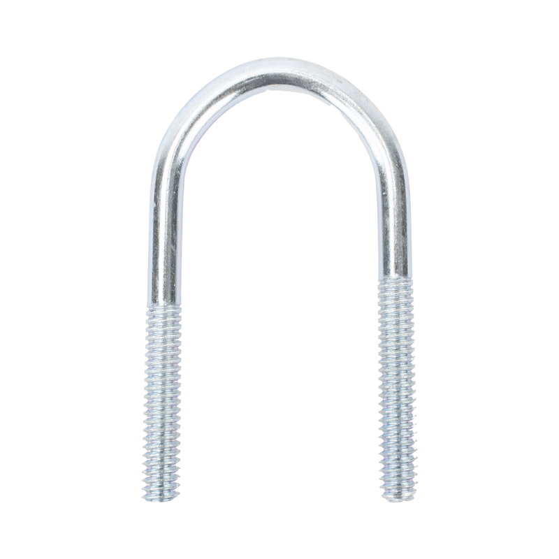 U-Bolt Clamp 1 1/2", Electro Zinc Finish, Nuts and Washers Not Included