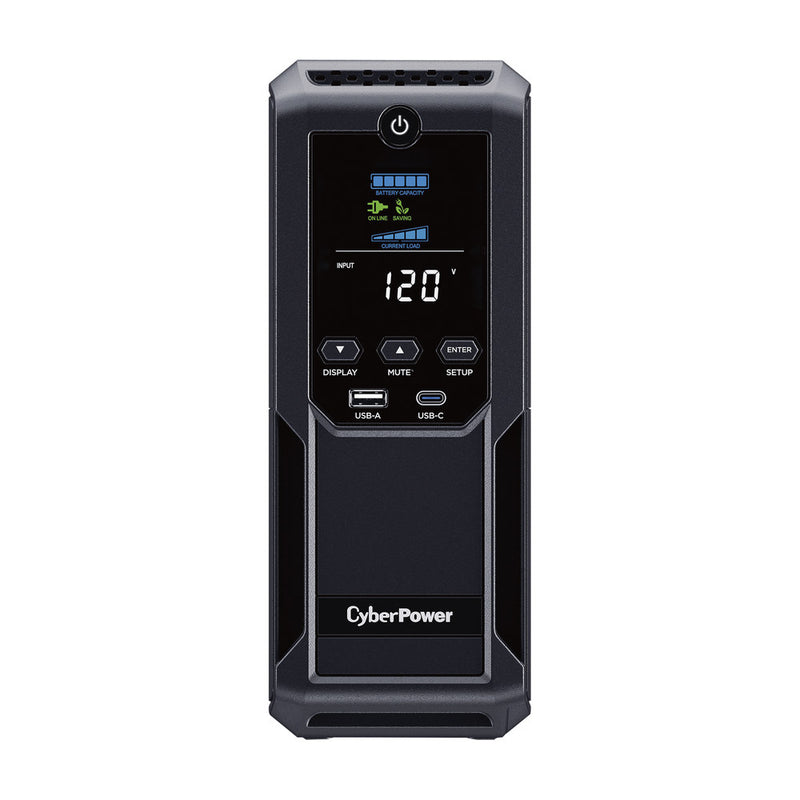 Intelligent UPS 1500 VA, 12 Contacts, Tel/ Network/ Coaxial/ No Break with Regulator