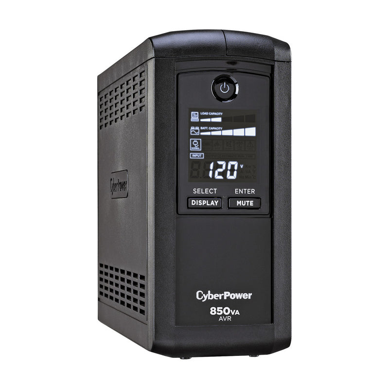 UPS 850VA / 510W / Smart LCD Display / Automatic Voltage Regulation (AVR) / 9 Outlets / Tel/Net/Coax Protection / 3 Years Warranty