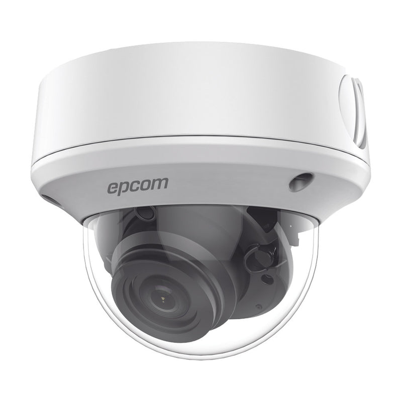 Dome 5MP TURBOHD / Mot. Lens. 2.7 - 13.5 mm / IR EXIR up to 40 mts / IP67 / IK 10 / dWDR / 4 Technologies (TVI / AHD / CVI / CVBS)