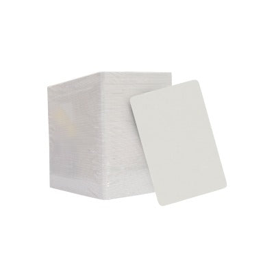 Tarjetas imprimibles por una cara con adhesivo, paquete de 100 unidades / Pegar en tarjetas no imprimibles