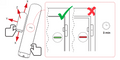 (AX PRO) Wireless Magnetic Contact + 2 ZONES TO ADD WIRED SENSORS / 3 in 1 / Supports 2 Wired Zones