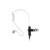 Medium Duty Surveillance Earphone: LISTEN ONLY Acoustic Tube Earphone with NEW TWIST CONNECTOR