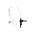 Medium Duty Surveillance Earphone: LISTEN ONLY Acoustic Tube Earphone with NEW TWIST CONNECTOR
