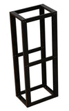 19" 45U Professional 4-Post Open Frame Square Rack, Adjustable Depth