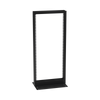 19' 24U Open Rack L Base Double Hole, Manufacture in Steel, 'L' Base for Floor Anchor
