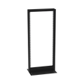 19' 24U Open Rack L Base Double Hole, Manufacture in Steel, 'L' Base for Floor Anchor