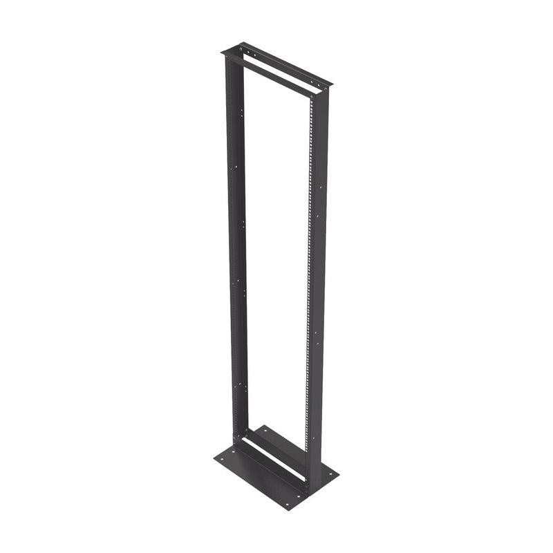 19' 45U Professional 2-Post Steel Open Frame Network Rack, Base Type L