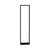 19' 45U 2-post Open Rack (Double Perforation) 'L' Base for Floor Anchor, Manufactured in Steel