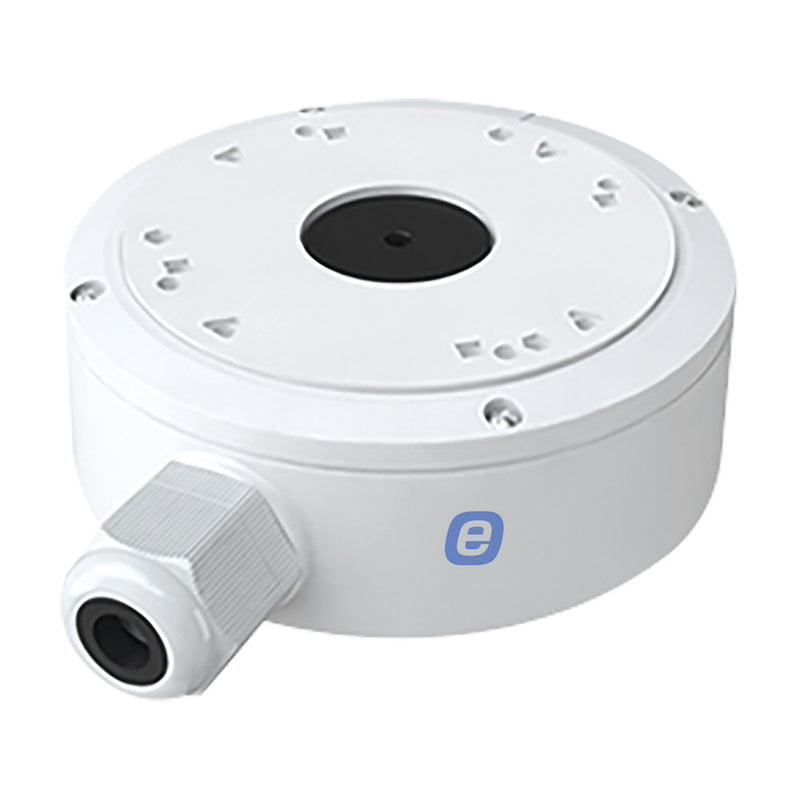 Junction box for cameras, available for wall or ceiling mounting