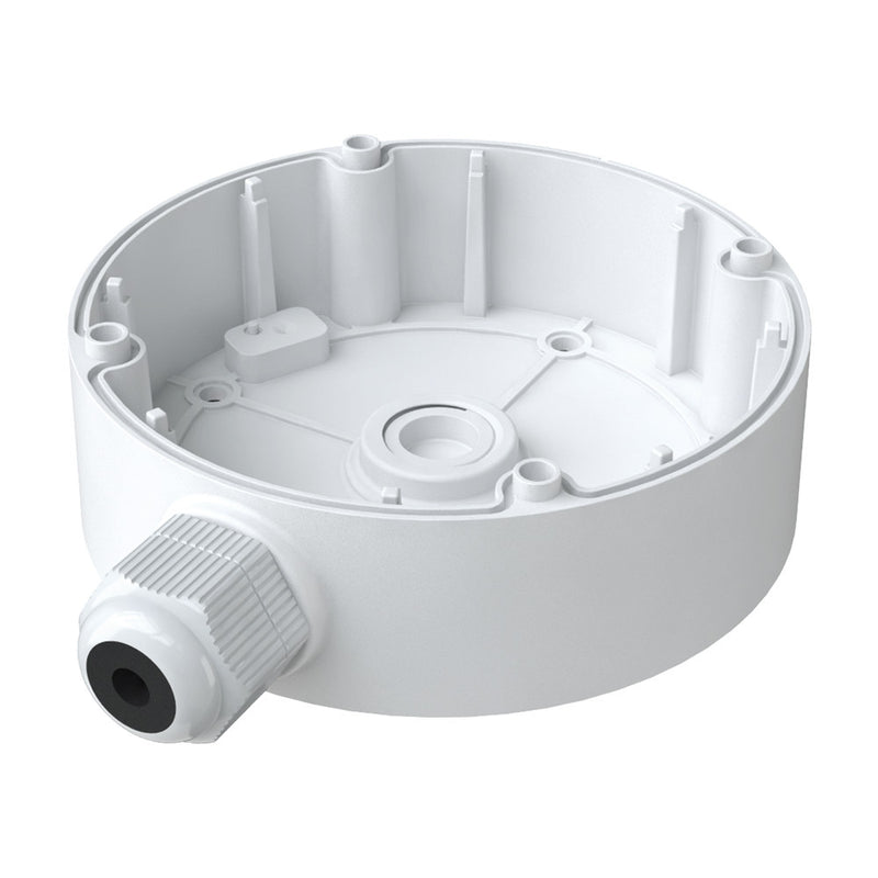 Junction box for cameras, available for wall or ceiling mounting